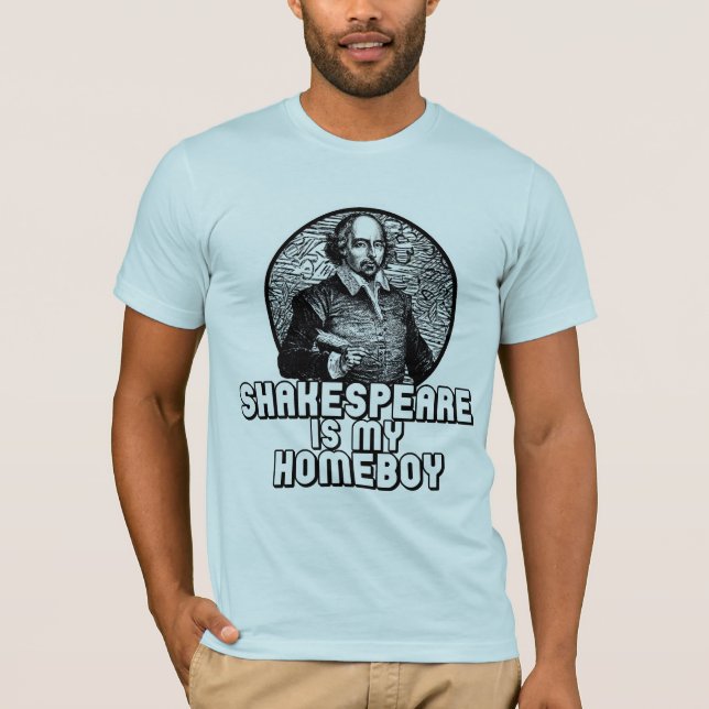 Camiseta Shakespeare es mi hogar (Anverso)