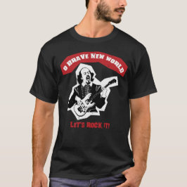 Camiseta Shakespeare Guitar Brave World