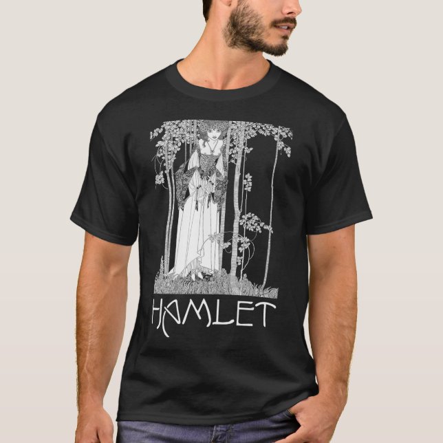 Camiseta Shakespeare Hamlet Ophelia Literatura inglesa (Anverso)