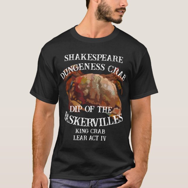 Camiseta Shakespeare King Crab Lear Dungeness Crab Dip (Anverso)