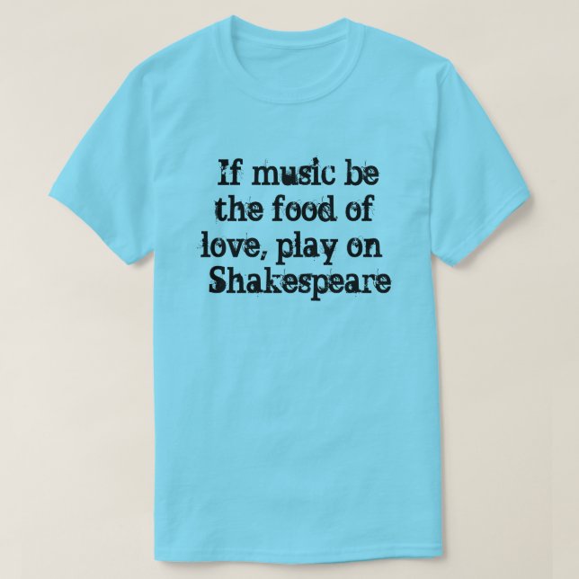 Camiseta Shakespeare Love Shirt (Diseño del anverso)