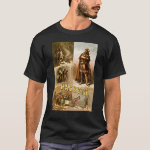 Camiseta Shakespeare Play Macbeth Shakespeare English Playw