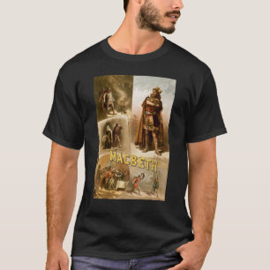 Camiseta Shakespeare Play Macbeth Shakespeare English Playw