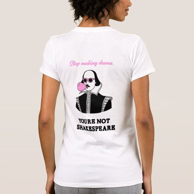 Camiseta Shakespeare T-Shirt (Reverso)