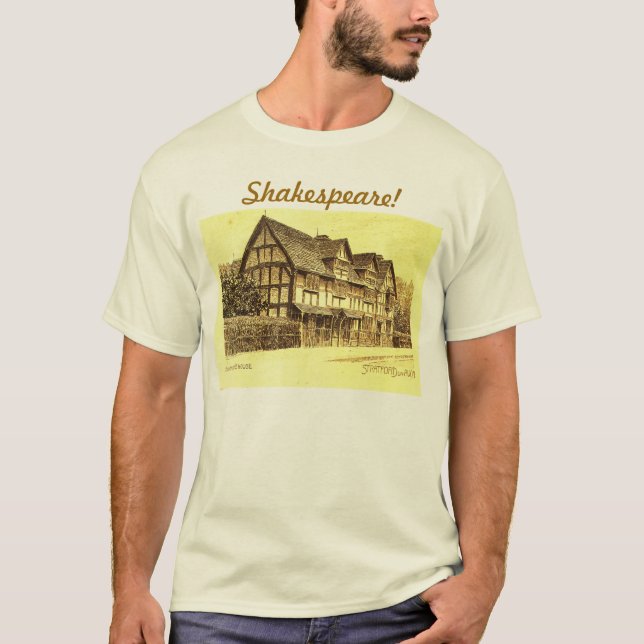 Camiseta ¡Shakespeare! Vintage (Anverso)