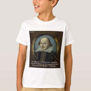 Camiseta Shakespeare y su famosa cita de sentimientos