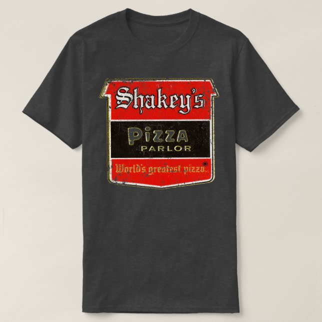 Camiseta Shakeys Pizza Parlor (Diseño del anverso)