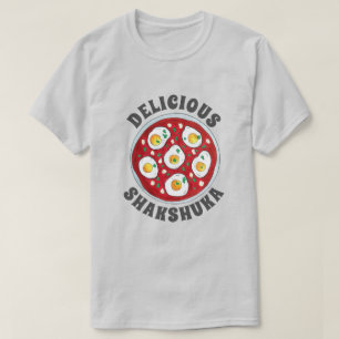 Camiseta Shakshouka Shakshuka Spicy cazó tomates de huevos