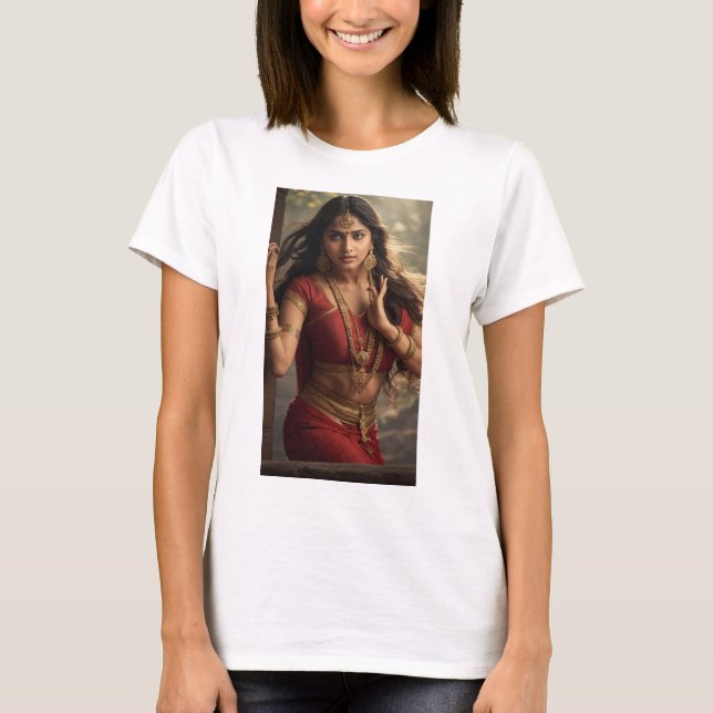 Camiseta Shakuntala: La encantadora de la mitología india (Anverso)