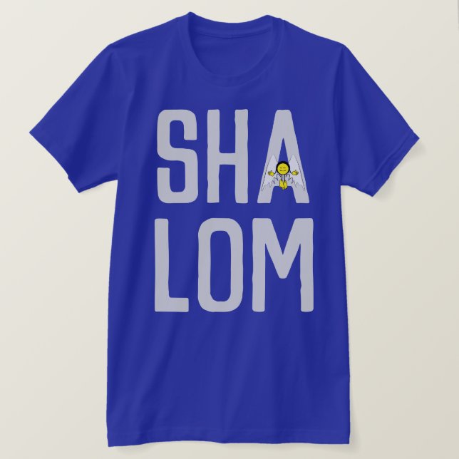 Camiseta SHALOM con Emoji Ángel (Anverso del diseño)
