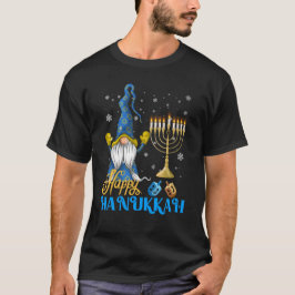 Camiseta Shalom Gnome Happy Hanukkah Chanukah