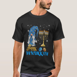 Camiseta Shalom Gnome Happy Hanukkah Chanukah
