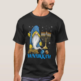 Camiseta Shalom Gnome Happy Hanukkah Chanukah