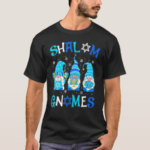 Camiseta Shalom Gnome Happy Hanukkah Chanukkah Gnomes Jewis