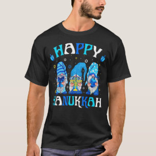 Camiseta Shalom Gnome Happy Hanukkah Chanukkah Jewish Dreid