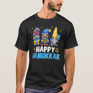 Camiseta Shalom Gnome Happy Hanukkah Chanukkah Jewish Dreid