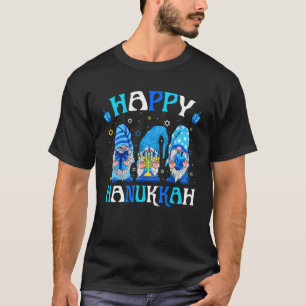 Camiseta Shalom Gnome Happy Hanukkah Chanukkah Jewish Dreid