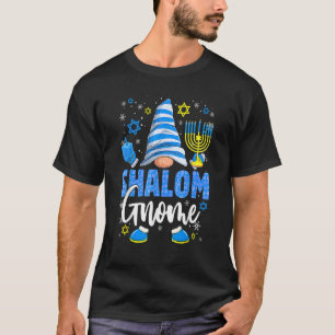 Camiseta Shalom Gnome Menorah Dreidel Hanukkah Chanukah