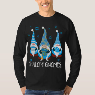 Camiseta Shalom Gnomes Happy Chanukah Menorah Hanukkah Jewi