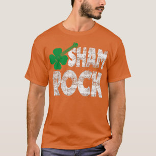 Camiseta Sham Rock Funny St Patricks Day con Shamrock Gui