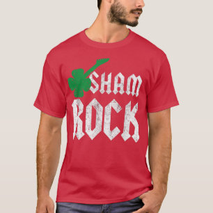 Camiseta Sham Rock St Patricks Day Funny Shamrock Guitar