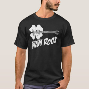 Camiseta Sham Rock St Patricks Day Funny Shamrock Guitar