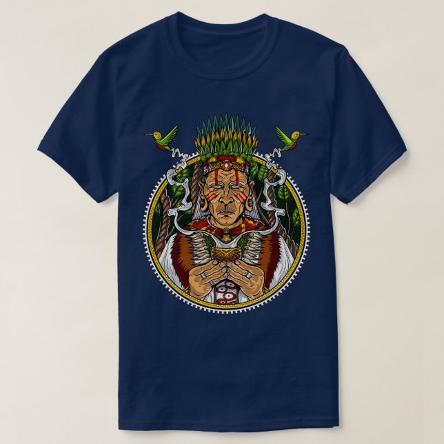 Camiseta Shaman de Ayahuasca (Diseño del anverso)