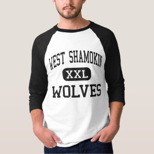 Camiseta Shamokin del oeste - lobos - alto - valle rural