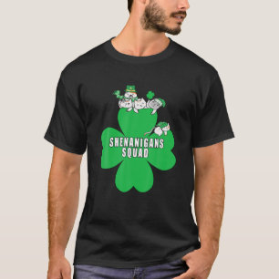 Camiseta Shamroc verde gato de la brigada St Patrick Day Sh