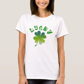 Camiseta shamrock afortunado