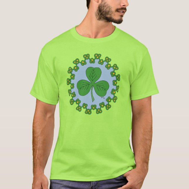 Camiseta Shamrock and Knotwork (Anverso)
