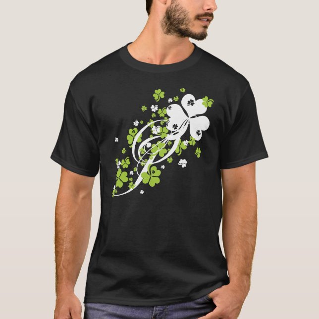 Camiseta Shamrock and Swirls (Anverso)