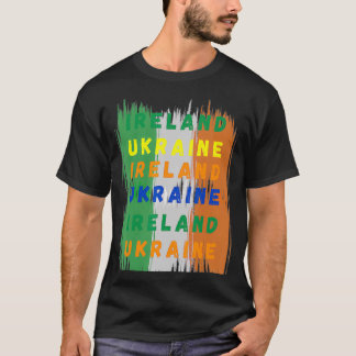 Camiseta Shamrock británico-irlandés Ucrania Irlanda