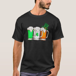 Camiseta Shamrock Clover Beer Beer Leprechaun St. Patri