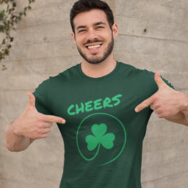 Camiseta Shamrock Clover Irish Ireland Cheers St Patrick's