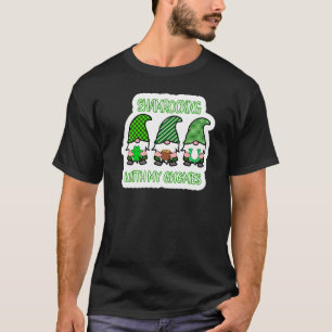 Camiseta Shamrock Con Mis Gnomes Son Patrones Hombres Mujer