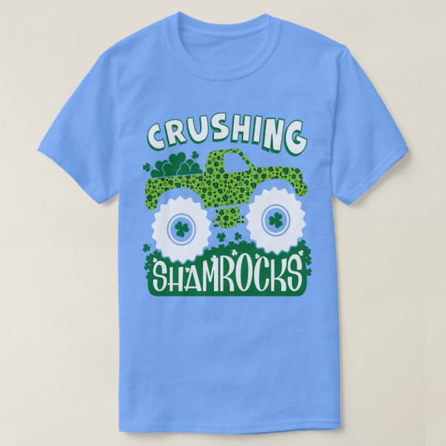 Camiseta Shamrock Crusher St Patricks Day 2022 for Monster  (Diseño del anverso)