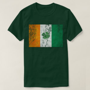 Camiseta Shamrock de bandera irlandesa (con problemas)
