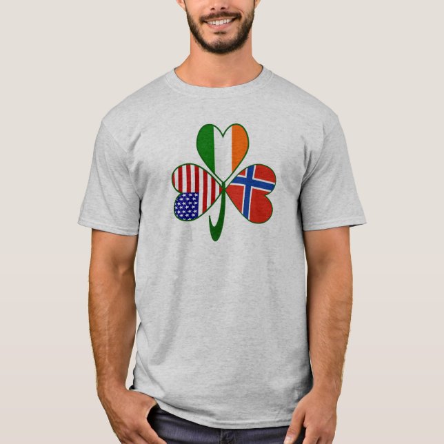 Camiseta Shamrock de Noruega (Anverso)