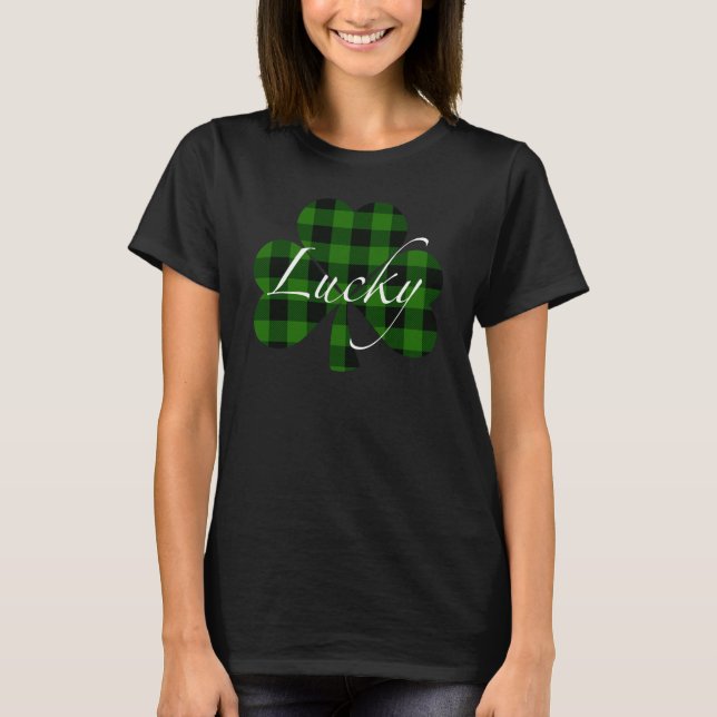 Camiseta Shamrock de St. Patty | yegua verde (Anverso)