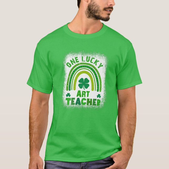 Camiseta Shamrock femenino: un afortunado profesor antes de (Anverso)