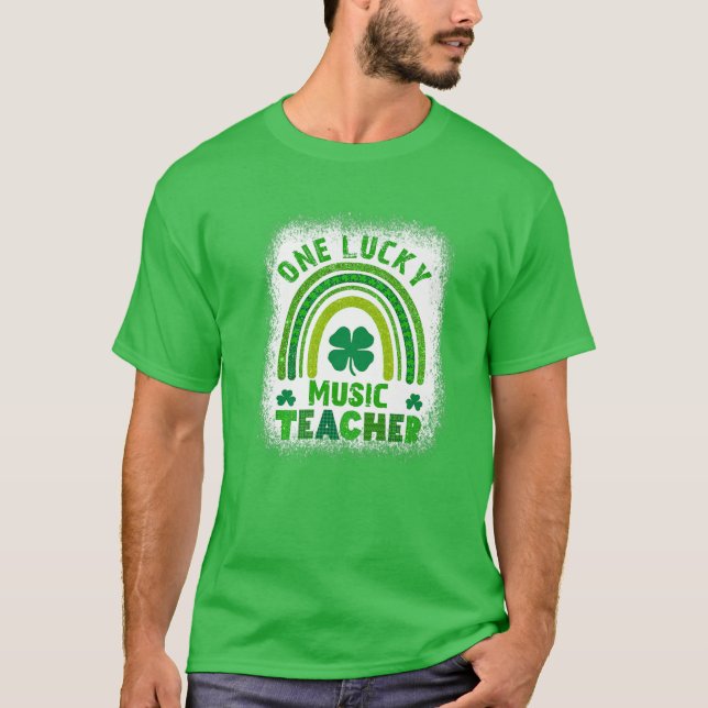 Camiseta Shamrock femenino: un afortunado profesor antes de (Anverso)