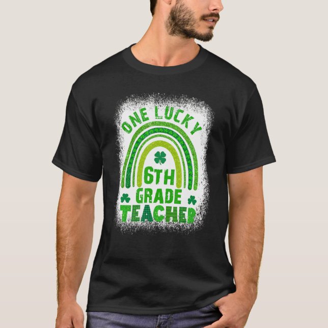 Camiseta Shamrock femenino: un afortunado profesor antes de (Anverso)