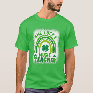 Camiseta Shamrock femenino: un afortunado profesor antes de