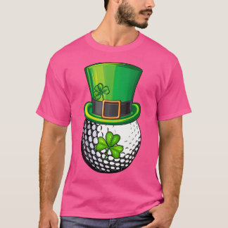Camiseta Shamrock Golf St Patricks Day Boy Ball Leprech