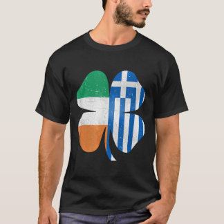 Camiseta Shamrock griego Grecia Irlanda St Patricks Da