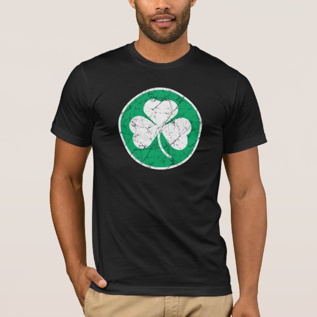 Camiseta Shamrock Grunge (Anverso)