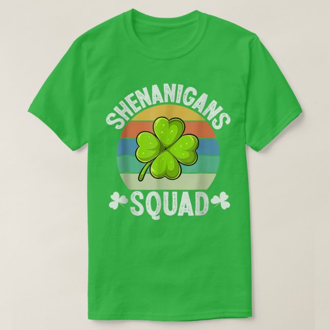 Camiseta Shamrock grupo del Día de San Patricio (Diseño del anverso)