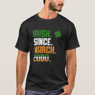Camiseta Shamrock Irish desde marzo de 2000 Leyenda St Patr