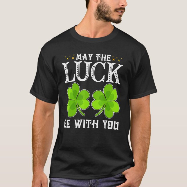 Camiseta Shamrock Irish Patricks Día de Mayo Luck B (Anverso)